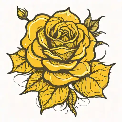 Ling Stem Black Rose With Falling Peddle