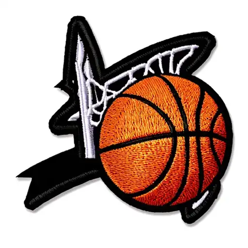 Basketball Embroidered Patch