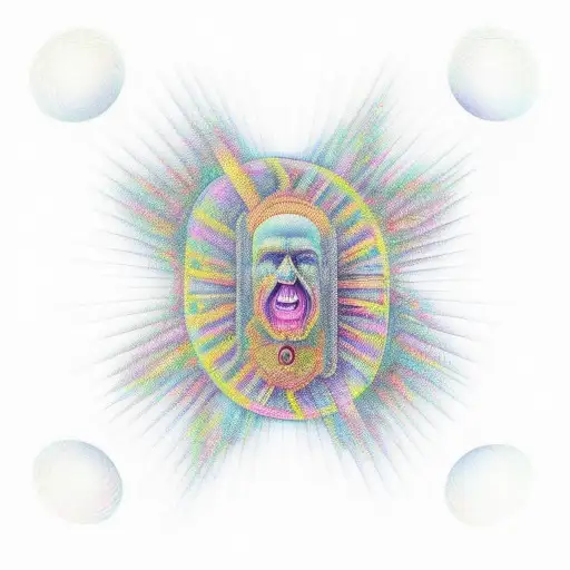 The Band Tool Artwork Combined With The Band Tipper Album Cover With Hints Of Alex Gray Artwork