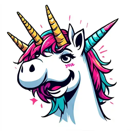 Licorne Fuck You Finger
