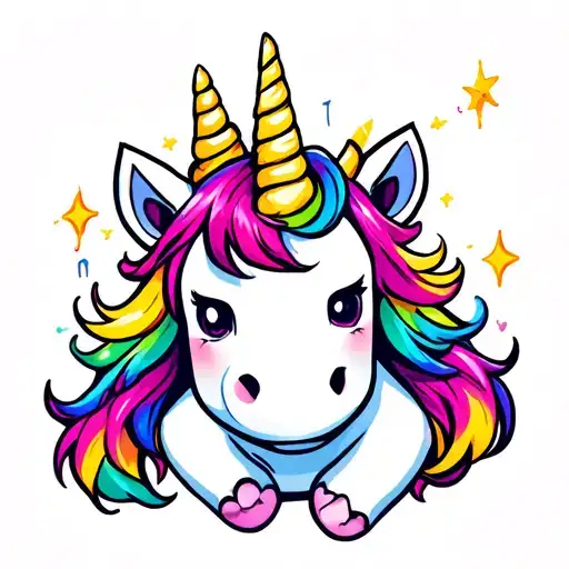 Litle Licorne Fuck You Finger Tips Touch