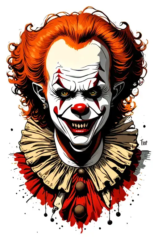 Pennywise Horror Movie Villains