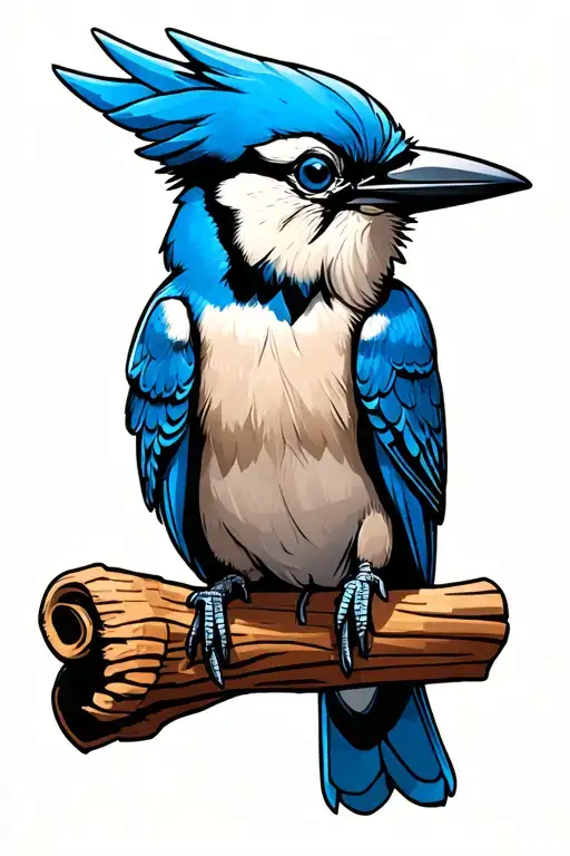 Blue Jay Bird Childhood