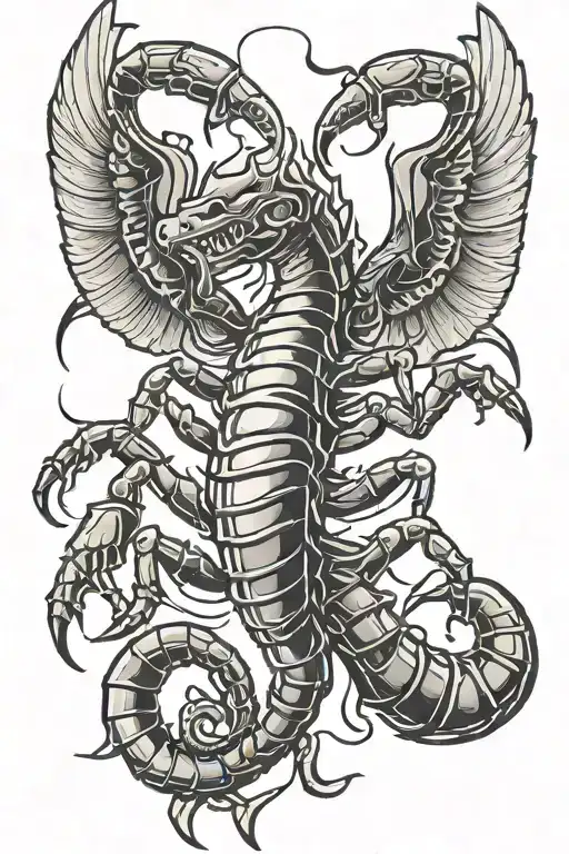 Scorpion With Wings