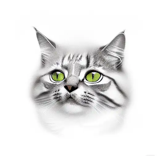 A Very Realistic Photo Of A Cat With A Red Hat