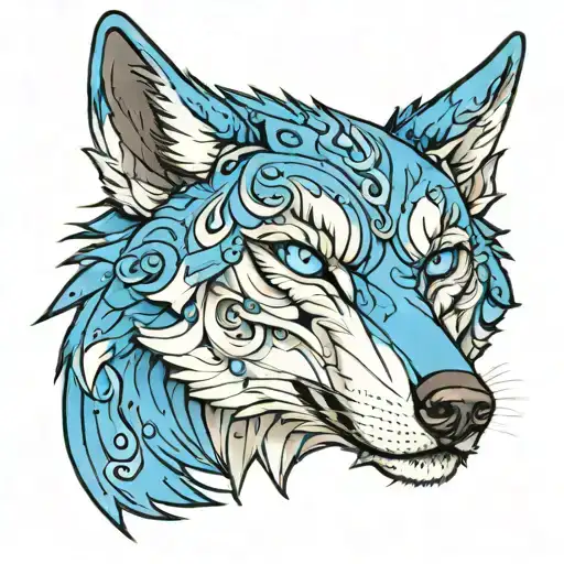 Blue-eyed Wolf