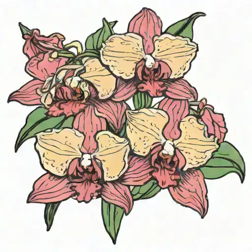 Orchids Blooming