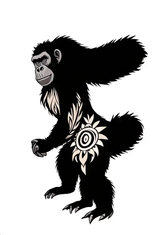 Gabriella And Tiffany Tribal Gorilla