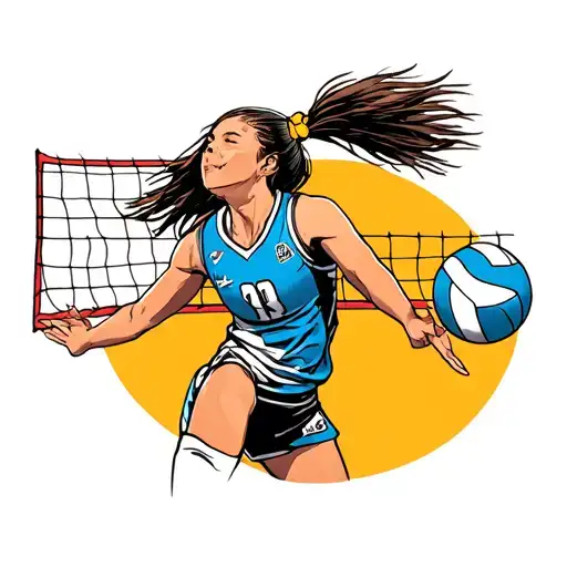 Emma Being Amazing At Volleyball