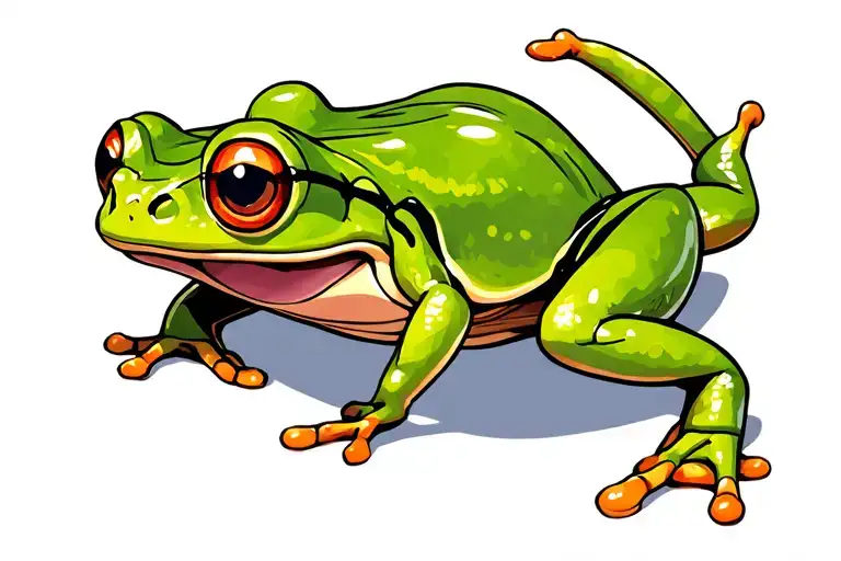 Cartoon Like Frog