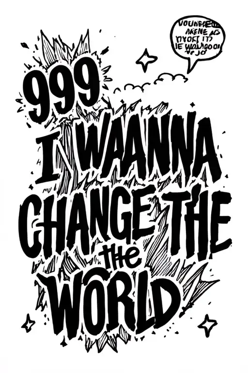 999 I Wanna Change The Wrld Lyrics