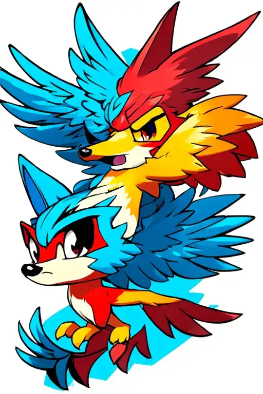 Fox And Falco Above An Arwing