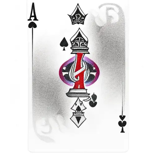 Ace Of Spades Card With Text Born To Lose Live To Win