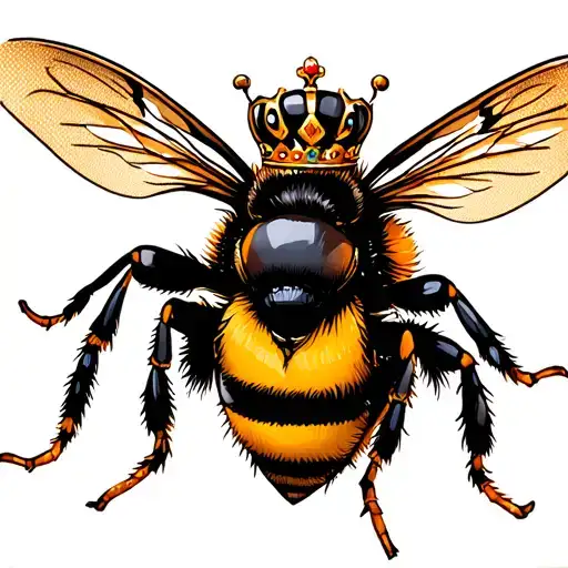 Sexy Queen Bee With Crown