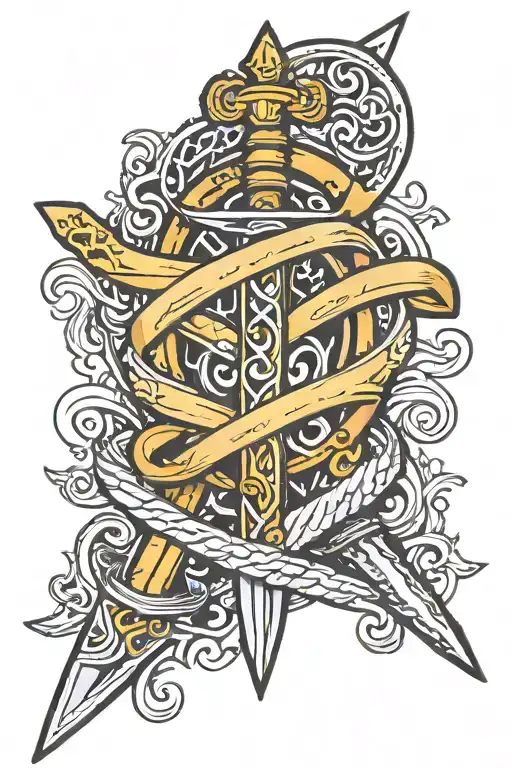Sword And Infinity Sign