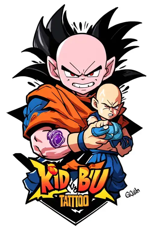 Kid Buu Ghost Vs Gotenks