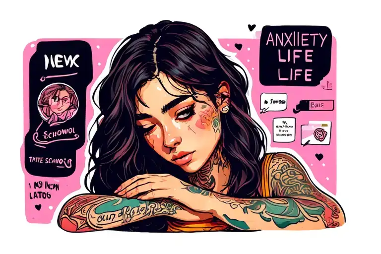 Anxiety Woman Life