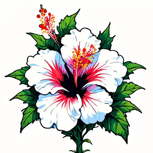 Hibiscus Cross