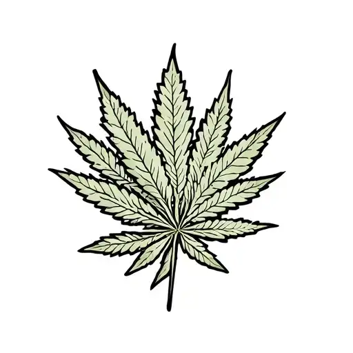 Incorporate Cannabis Leaves Into A Hip Hop Themed Tattoo Design