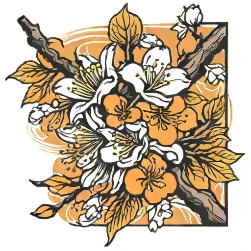 Cherry Blossom Branch