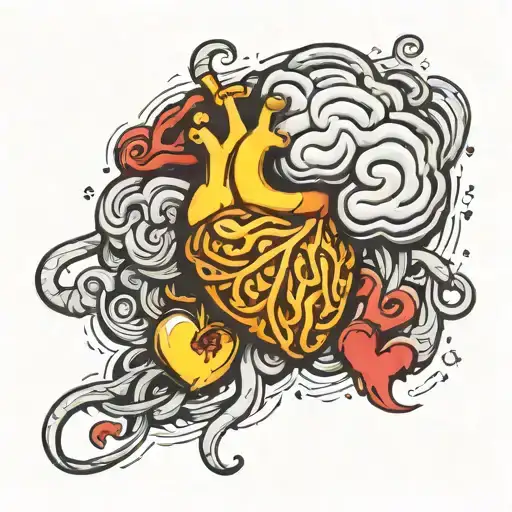 Brain And Heart Intertwined