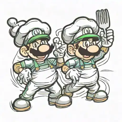 Mario And Luigi As Chefs