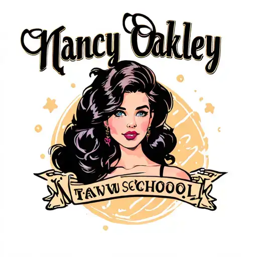 Name Tattoo That Says Nancy Oakley
