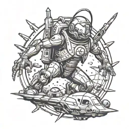 Mars Attack Pose