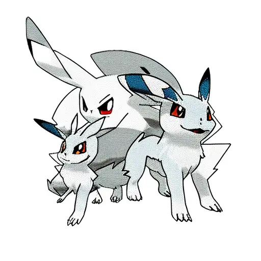 Pokemon Eevee And Glaceon