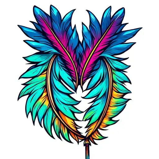 Feathers Wand Beads