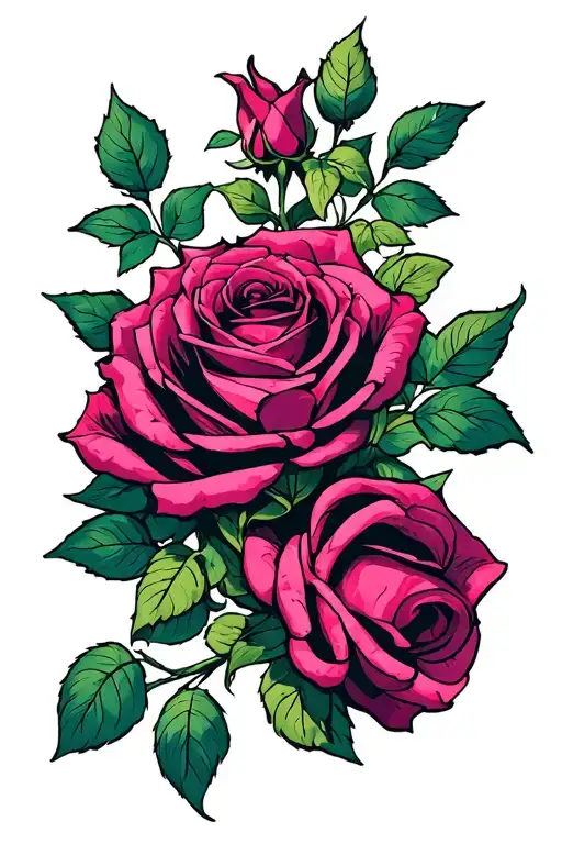 Roses Tangled