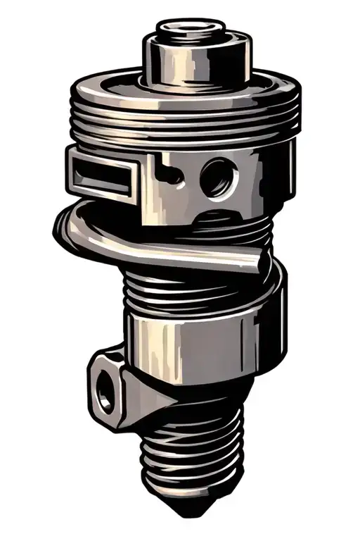 Engine Piston Rods Spark Plugs