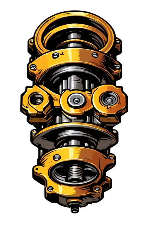 Crankshaft Transforming Into A Mechanical
