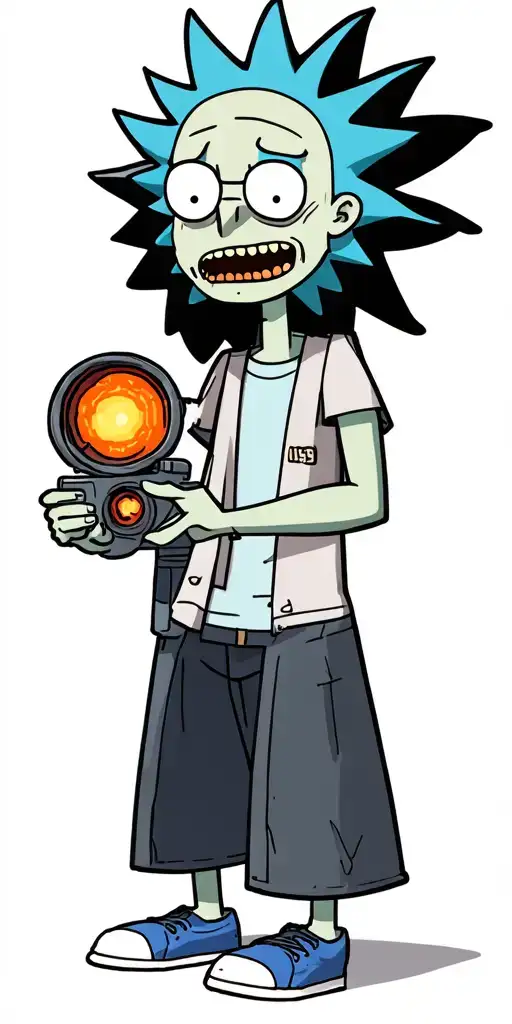 Rick And Morty Using Portal