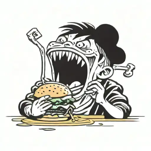 Boy Eat Burger