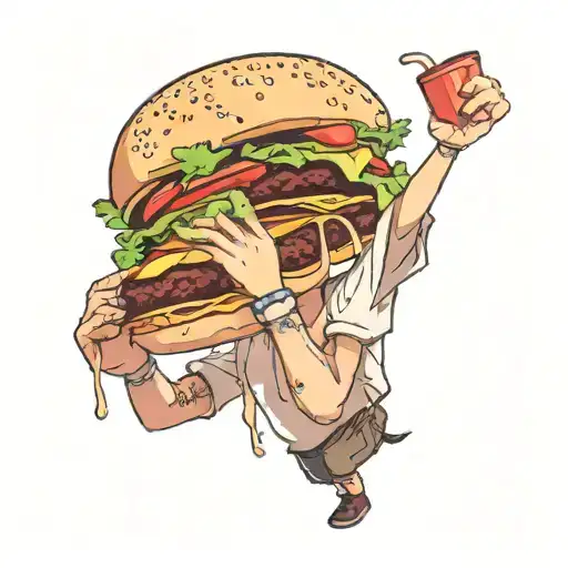 Boy Eat Burger