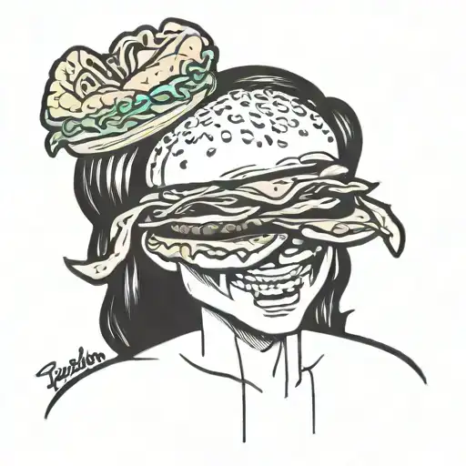 Boy Eat Burger