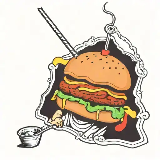 Kurt Cobain Eat Burger