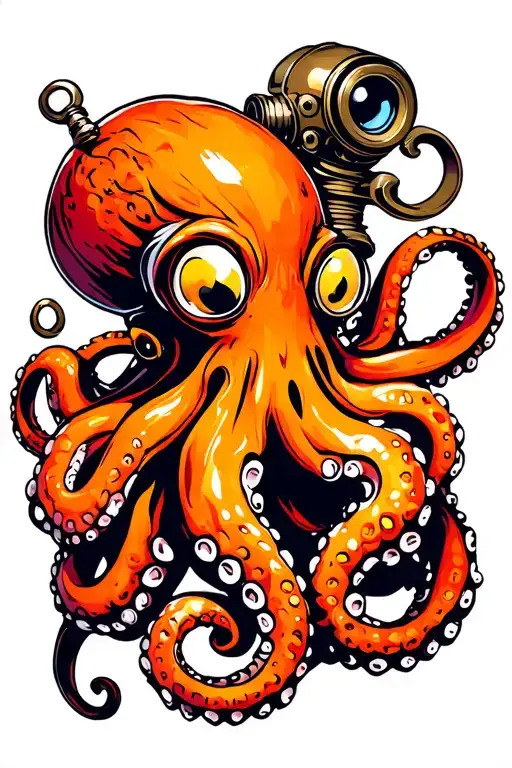 Steampunk Octopus