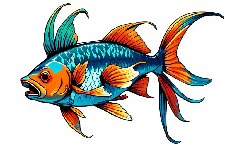 Jujutsu Kaisen Beta Fishes Swimming