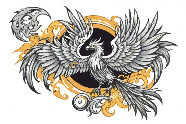 Phoenix Rising From Ashes