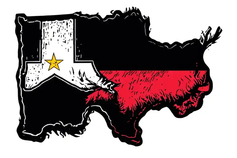 Texas Florida Flag Morphing