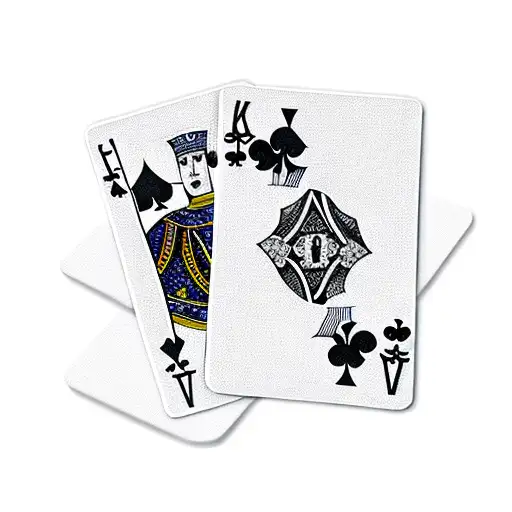 Matching Husband And Wife Playing Cards