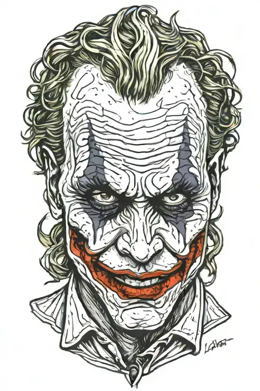 Heath Ledger Joker Whole Body