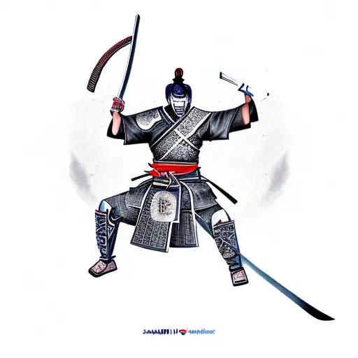 Samurai Warrior With Sword