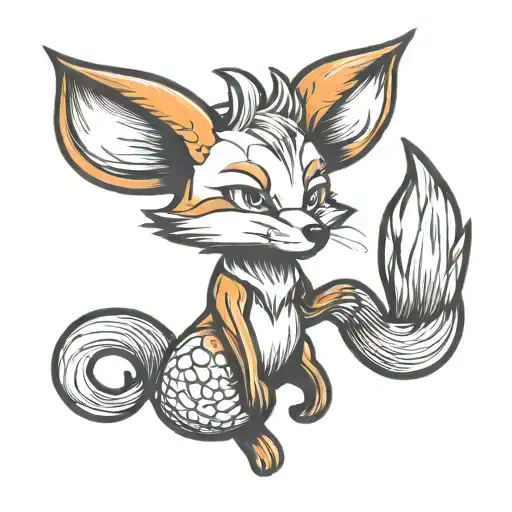 Foxes Tattoo Idea