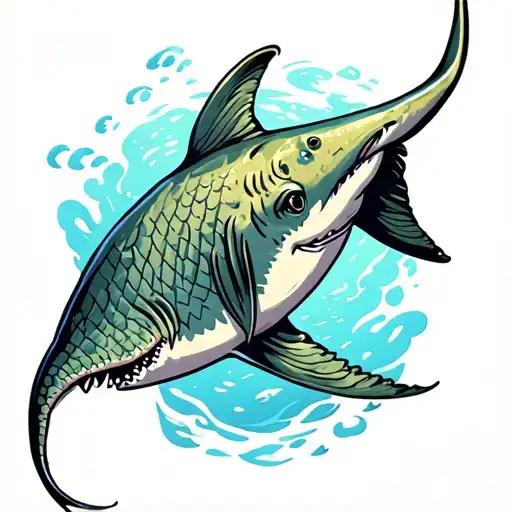 Stingray Mermaid Shark