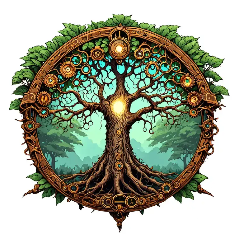 A Steam Punk-inspired Tree Of Life