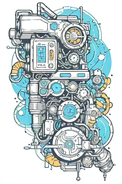 Technology Themed Sleeve