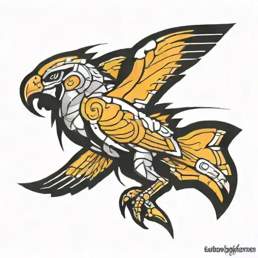 Draw A Sketch For A Tattoo Related To Cyber Topics 404 Flying Fragments Should Also Appear